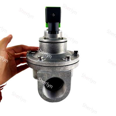 DMF-T-40S BFEC Inline-Solenoid-Impulsventil DN40, 1,5 Zoll, optionale DC24V AC220V-Spule, Ersatzteil für Staubsammler