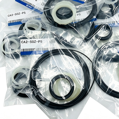 SMC CA2‐40Z‐PS Zylinder Reparatur-Kit NBR Stange Kolben Kissen Dichtung Set für 40mm Bohr CA2 Standard Pneumatischer Zylinder enthält Schmierfett Pack