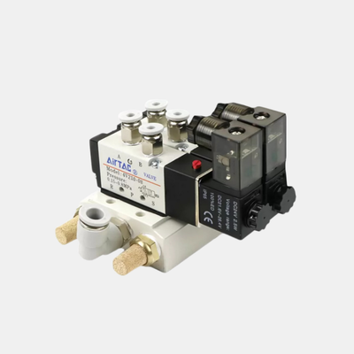 Airtac 4V210-08 Solenoidventil-Gliedersatz 2 Position / 3 Position / 4 Position / 5 Position / 6 Position Kombinierte pneumatische Steuerventilmontage zur automatisierten Steuerung des Luftkreislaufs