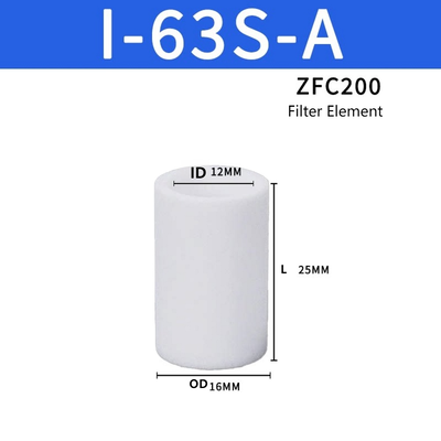 SMC ZFC200 ZFC300 ZFC Serie Inline-Saugfilterelement Hohe Schmutzaufnahmekapazität Blockiert Feine Partikel Reduziert Vakuumschwankungen Für Kontinuierliche Industrielle Pick-and-Place-Ausrüstung